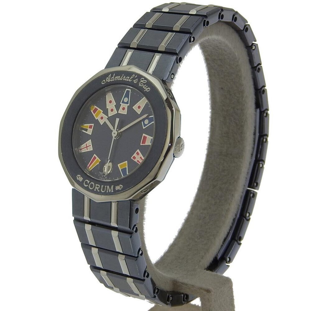 CORUM Admirals cup Watches 39.610.30 V050 Navy / Silver NavyDial Stainless... - Picture 16 of 16